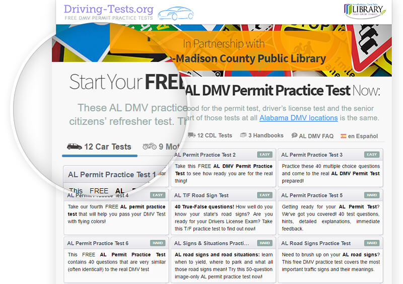 Indiana practice driving test free